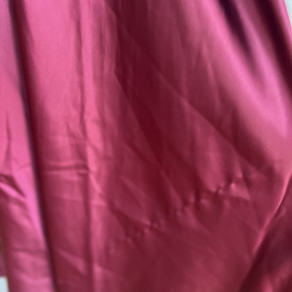 Icon Update Burgundy Color Block Knotted Halter Midi Dress - Picture 7 of 8